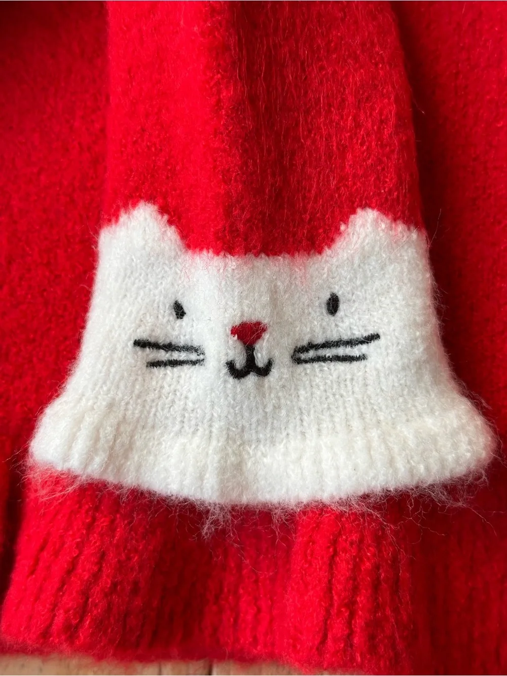 NEW Carter’s Red Cat Sleeve Sweater size 9 Months